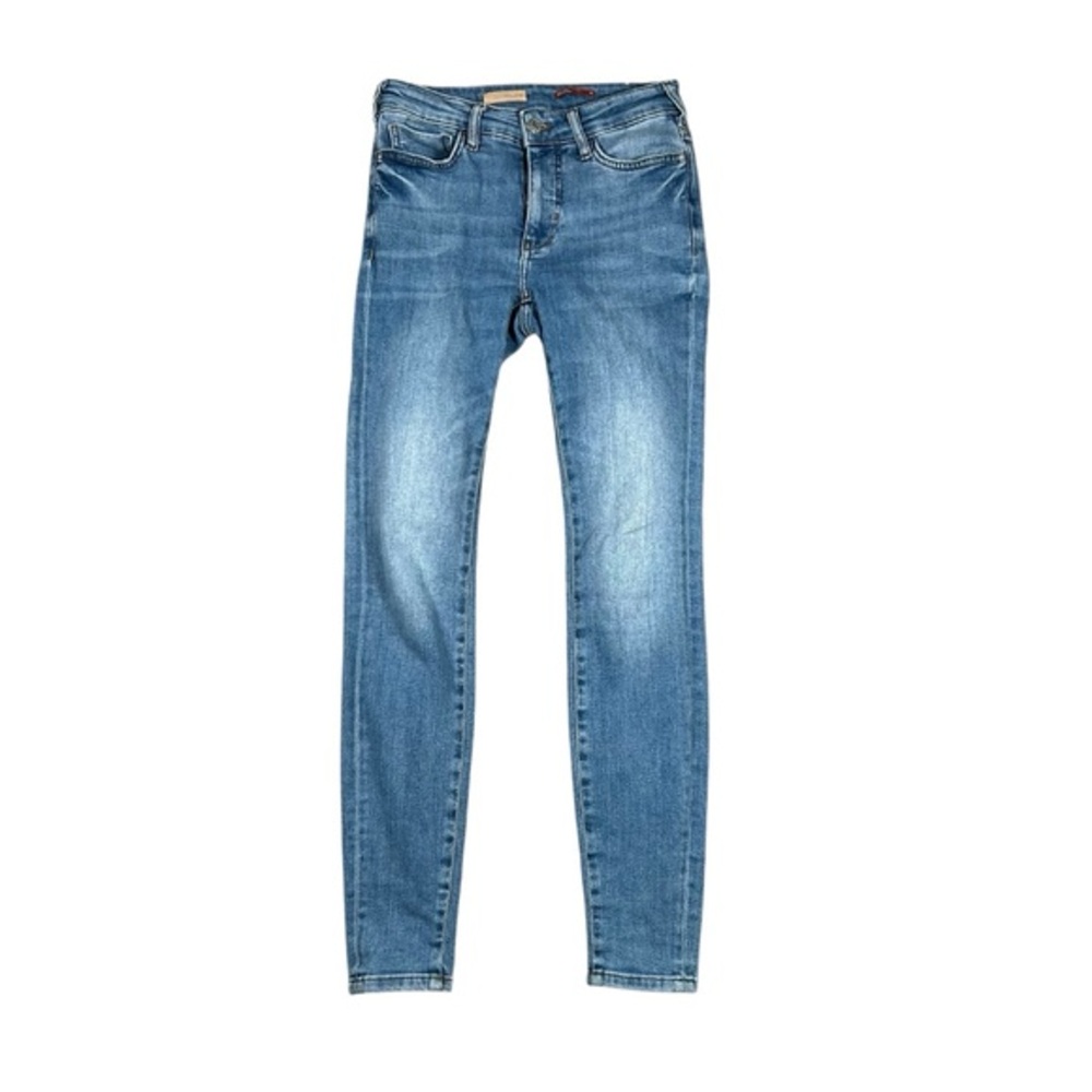 Pilcro Womens High Rise Skinny Jeans Light‎ Wash Size 24